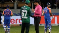 No handshakes between India and Pakistan players as political tension spills onto cricket field