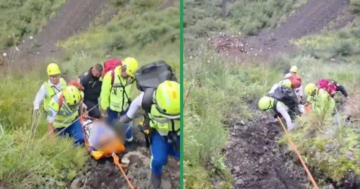 Hombre cae al cráter del volcán Xitle y desata todo un operativo de rescate