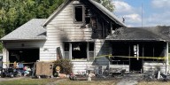 Construction workers use trampoline to rescue boy from burning home in Glenwood, Iowa