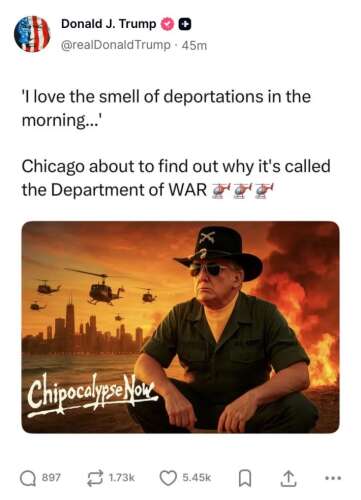 Pritzker condemns Trump’s ‘Chipocalypse’ social post