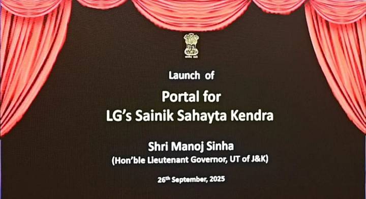 LG Manoj Sinha launches Lieutenant Governor’s Sainik Sahayta Kendra Portal
