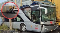 Tren embiste autobús de pasajeros en Atlacomulco, ¿qué vialidades están afectadas por el accidente?