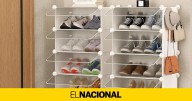 Hasta 20 pares en orden con este zapatero con cubierta que parece hecho para mini pisos