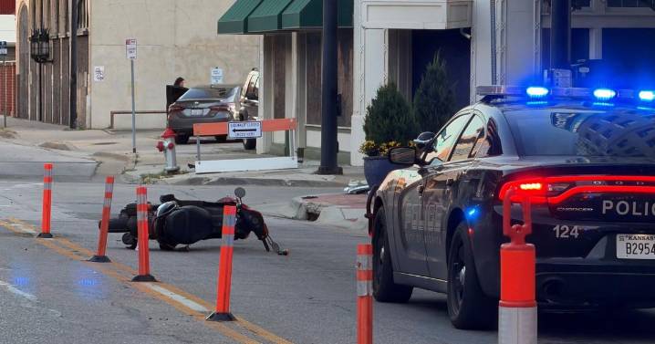 One seriously injured in downtown Wichita motorcycle crash