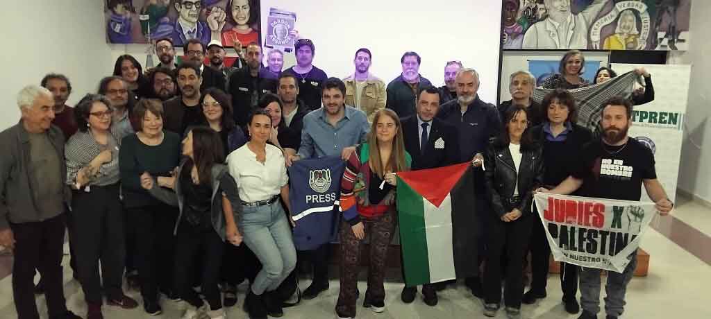 Periodistas argentinos solidarios con sus colegas palestinos (+Fotos)