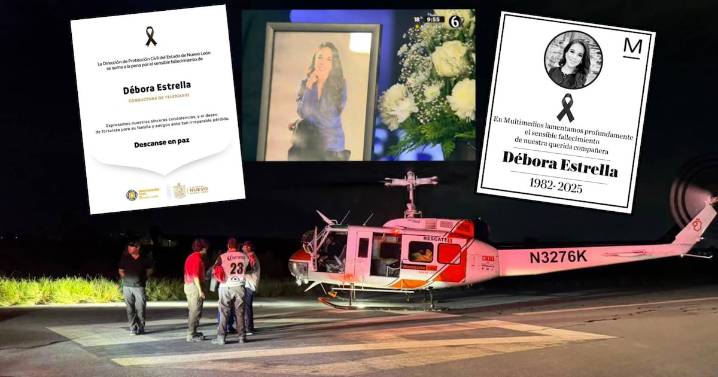 ‘Han sido horas devastadoras’: Las reacciones a la muerte de Débora Estrella en accidente aéreo