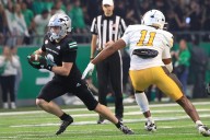 QB, wide receiver, special teams: UND's Simon Romfo plugs in wherever necessary in blowout win over Beacons