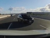 Dashcam footage shows wrong-way driver on Hwy. 401 in Milton