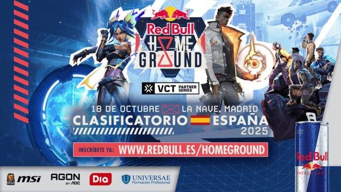 GGTech Entertainment producirá el Red Bull Home Ground España 2025, el mayor torneo nacional de VALORANT