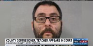 County commissioner, teacher appears in court