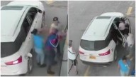 Mujer agredió a empleada de gasolinera… y se fue sin pagar 🎦