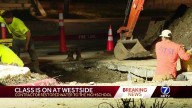Westside High School will have class Tuesday after a water line break