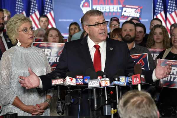 Darren Bailey announces second run for Illinois governor to challenge Pritzker