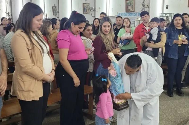 Este domingo 14 se hará la misa mensual de Nuestra Señora de la Dulce Espera