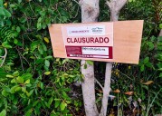 Clausura PROFEPA relleno ilegal de humedal en de Dzilam