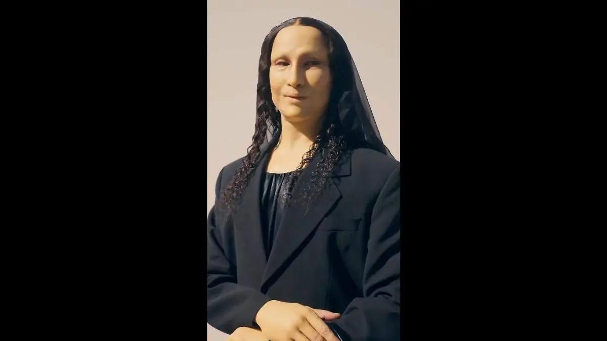¡La Mona Lisa desfiló en Milán! Alexis Stone revive el arte clásico sobre la pasarela