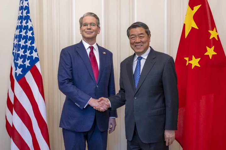 EE.UU. y China se dan cita en Madrid en busca de un acuerdo sobre aranceles y TikTok