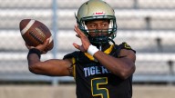 Crispus Attucks coach Anthony King talks quarterback Corshawn Sartin