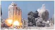 Israel derriba rascacielos en Gaza; bombardeos dejan 30 muertos en un día