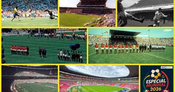 Copa del Mundo de la FIFA: Estadios de México en los que se han jugado partidos de mundiales