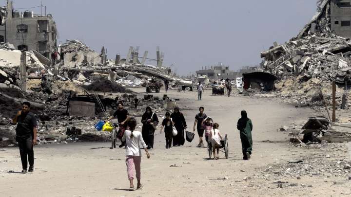 Israel is blasting through Gaza City neighborhoods, but people have nowhere to go