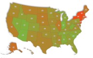 Map Shows States Where Retirees Can Live On Social Securi...