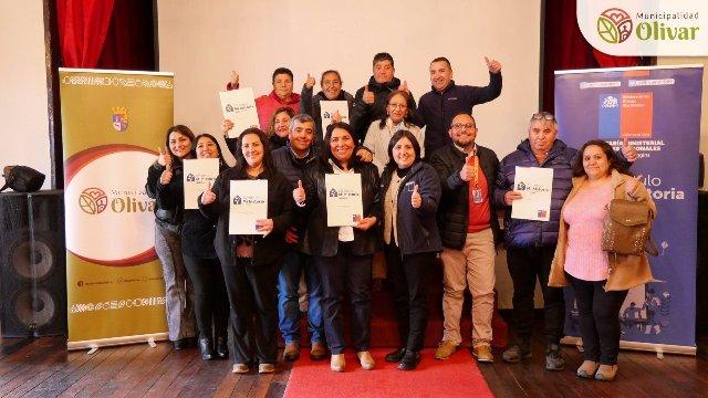Nueve familias de Olivar recibieron sus títulos de dominio