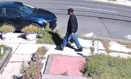 Surveillance pic released of suspect wanted in arson murder of elderly Queens couple