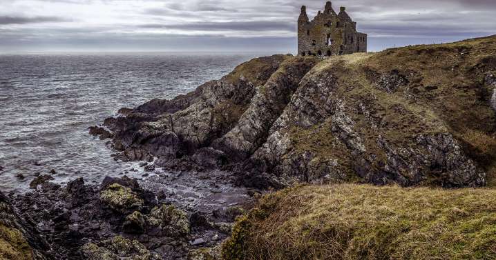 Buy a piece of haunted history as Scottish clifftop castle for sale for over £100k