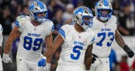 Lions run over Ravens, sack Jackson 7 times in win over Baltimore