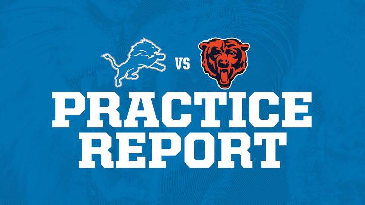 Lions vs. Bears practice report: Sept. 10