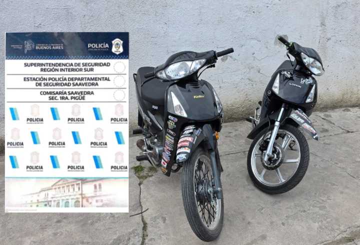 Policiales Operativos con secuestro de motovehículos