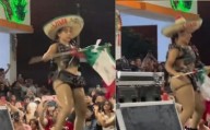 (Video)Pide disculpas bailarina exótica que dio el grito en Chiapas