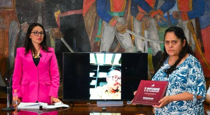 Alcalde de Epazoyucan presenta informe desde un televisor; oposición cuestiona “fantasías y mentiras”
