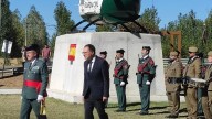 Homenajean a tres guardias civiles leoneses muertos en un rescate de montaña en el pico de la Polinosa