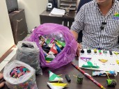 Decomisan pirotecnia en tiendas de abarrotes en Cuauhtémoc
