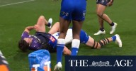 Burton topples over the Storm