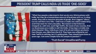 Trump calls US-India trade 'one