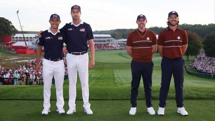 Ryder Cup fans spot Rory McIlroy's gesture towards crowd on first tee at Bethpage after 'embarrassing' US chants