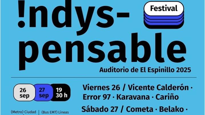 Villaverde celebra 20 años de música independiente con el festival Indyspensable
