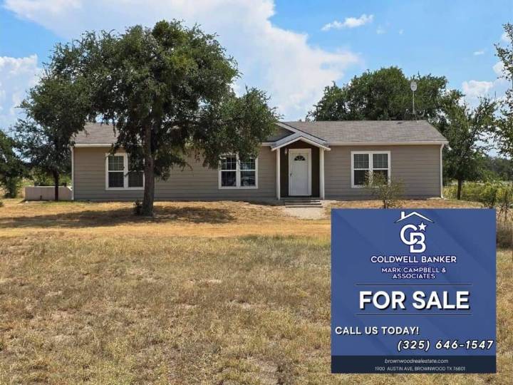 FOR SALE: 10 Acre Lake Home in Brownwood