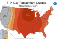Outlook for the rest of September: still on the warm, dry side
