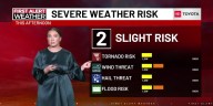 Rain to continue Monday evening