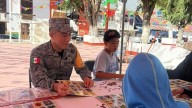Guardia Nacional convive con habitantes de Guadalupe y Calvo