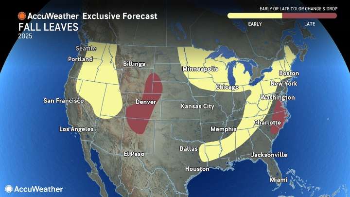 Dry conditions may cause fall foliage to appear early: Here’s the latest forecast
