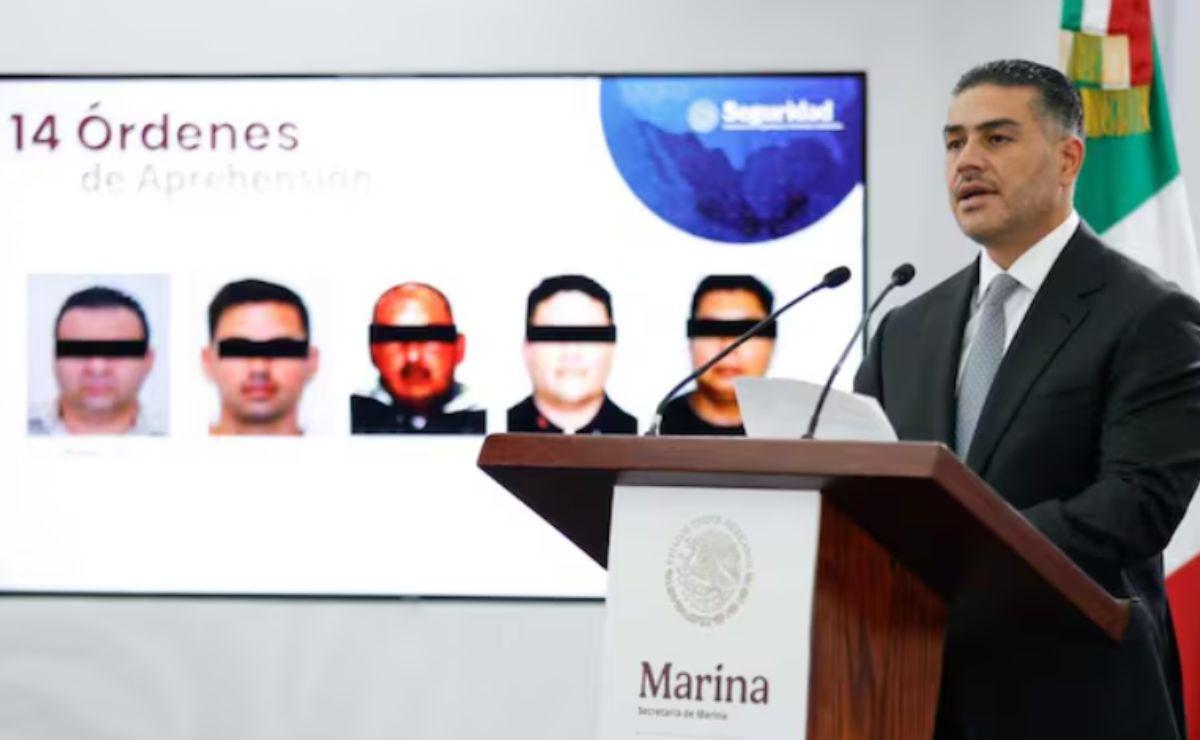 García Harfuch dio los nombres de empresarios, marinos y funcionarios detenidos
