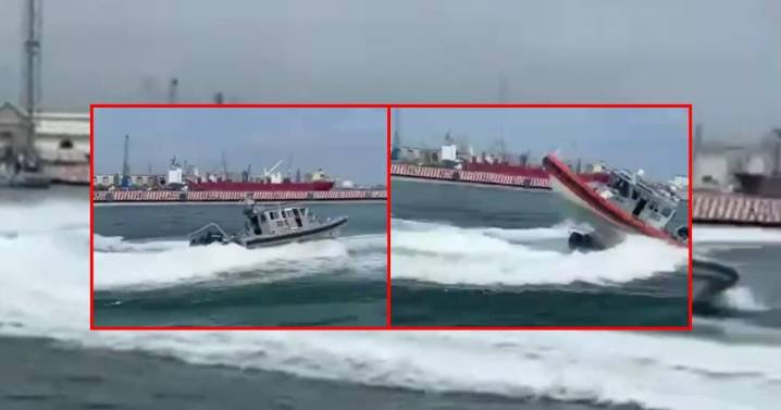 VIDEO| Embarcaciones de la Marina chocan en Veracruz cerca de espectadores