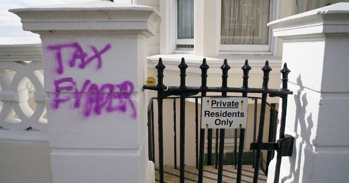 Angela Rayner's flat vandalised with vile graffiti as she faces calls to resign