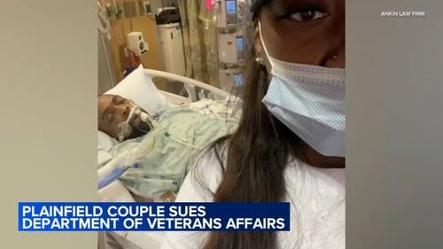 US Army vet Tony Walker and his wife, of Plainfield, IL, sue Department of Veterans Affairs over allegedly untreated infection