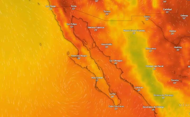 Clima en La Paz y Los Cabos el viernes 05 de septiembre de 2025